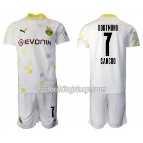 Borussia Dortmund Jadon Sancho 7 Børn 3. Fodboldsæt 2020-21 S/S (+ Korte bukser)